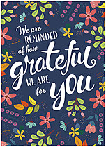 Select a verse or write your own. Grateful Note Card D1560D-Y